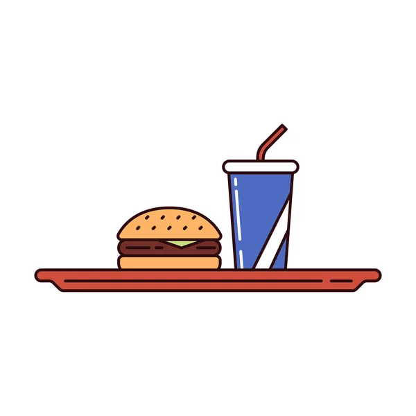 快餐和垃圾食品 — 图库矢量图片