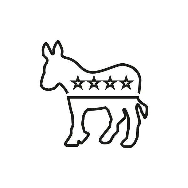 Icono del tema electoral — Vector de stock