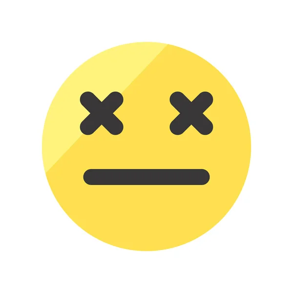 Conjunto de emojis sobre fondo blanco aislado . — Vector de stock