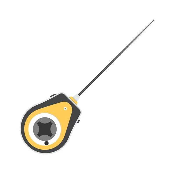 Vector illustration of fishing reel — Stock Vector