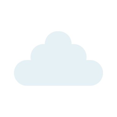 Bulut. İzole arka plan üstünde kutsal kişilerin resmi