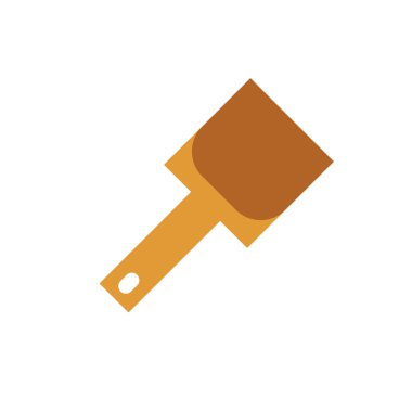 Kürek. İzole arka plan üstünde kutsal kişilerin resmi