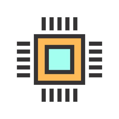 Sistem Yönetim Kurulu vektör görüntü. Yüksek teknoloji konu.