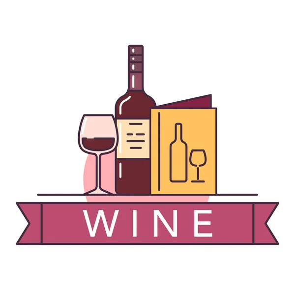 Articoli illustrazioni vino — Vettoriale Stock