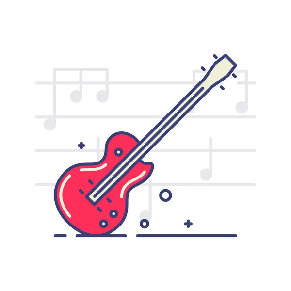 Icônes d'instruments de musique — Image vectorielle