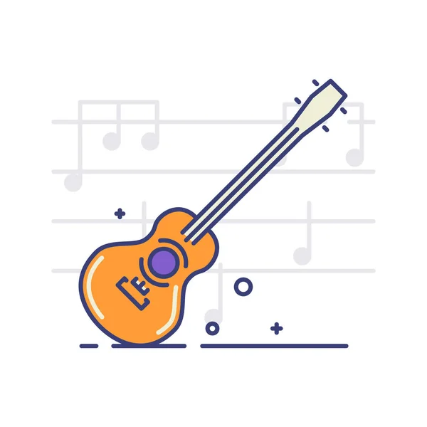 Ikonen der Musikinstrumente — Stockvektor