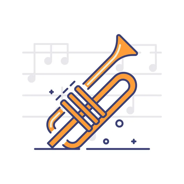 Instrumentos musicales iconos — Vector de stock