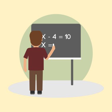 Okul Tema vektör çizim