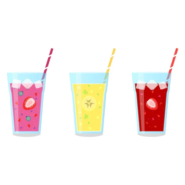 Illustrazione icona Smoothie — Vettoriale Stock