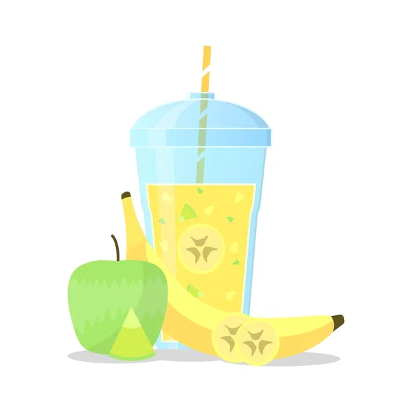 Illustration zum Smoothie-Symbol — Stockvektor