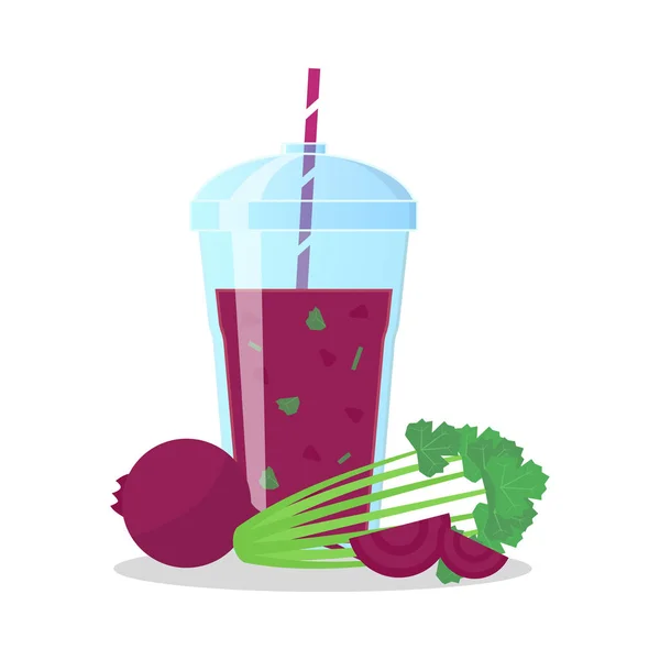 Ilustração do ícone do smoothie — Vetor de Stock