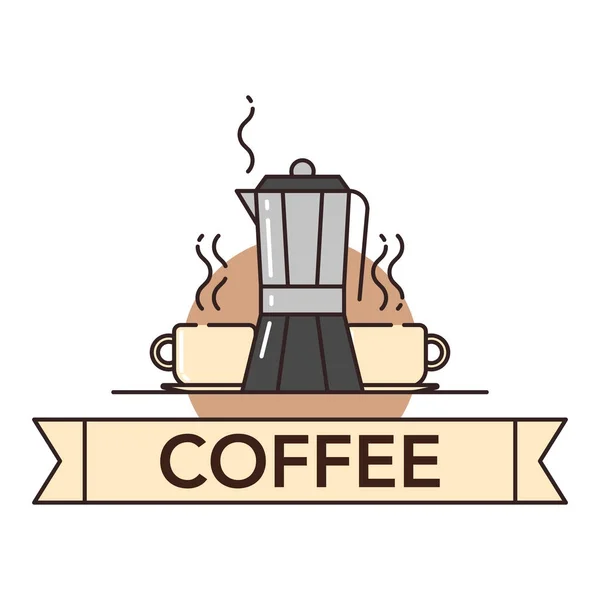 Icones de café ilustração — Vetor de Stock