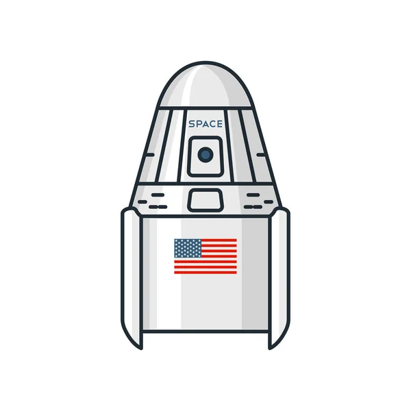 Ilustración del tema espacial — Vector de stock