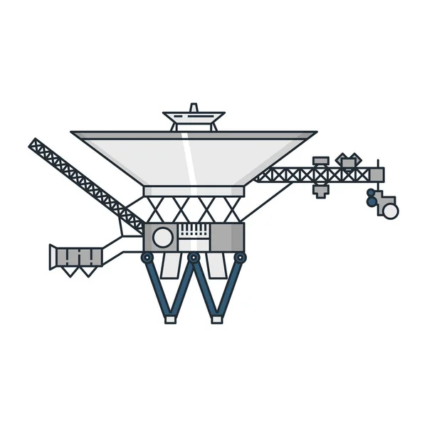 Illustrazione tema spazio — Vettoriale Stock