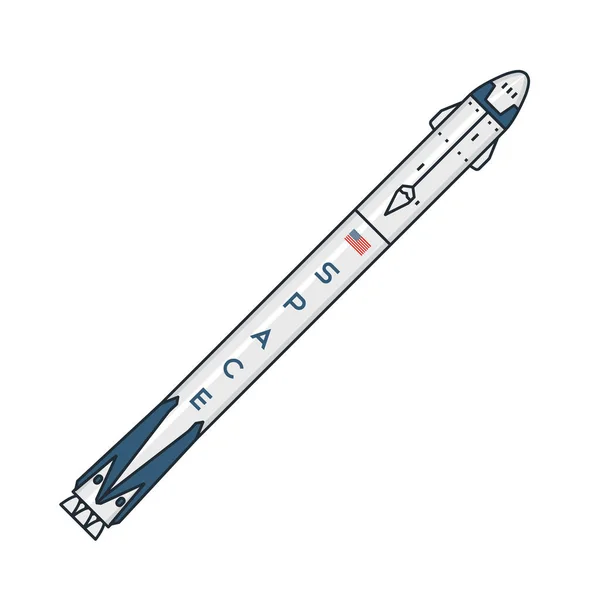 Ilustración del tema espacial — Vector de stock