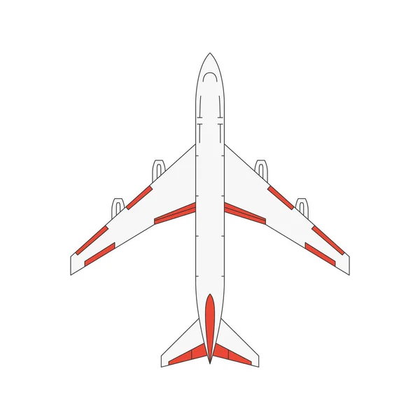 Ícones temáticos de aeronaves — Vetor de Stock