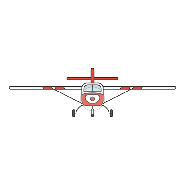 Ícones temáticos de aeronaves — Vetor de Stock