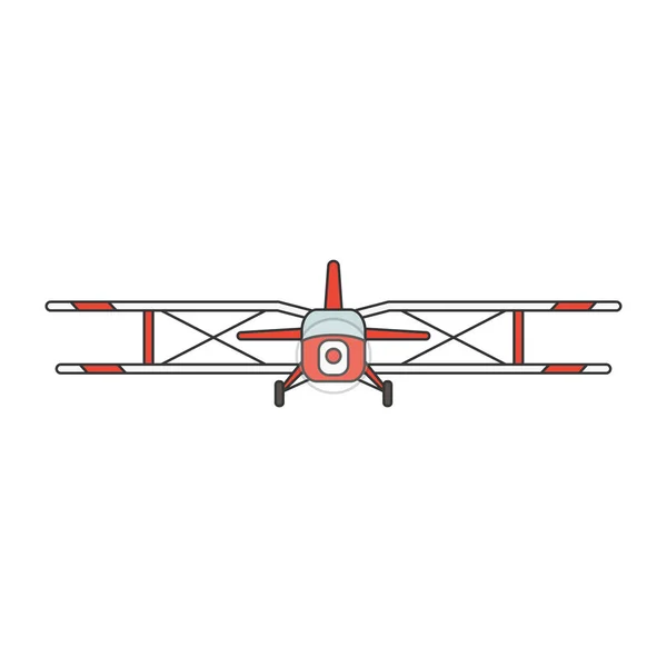 Symbole des Flugzeugthemas — Stockvektor