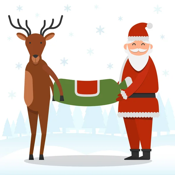 Illustration de thème de Noël — Image vectorielle