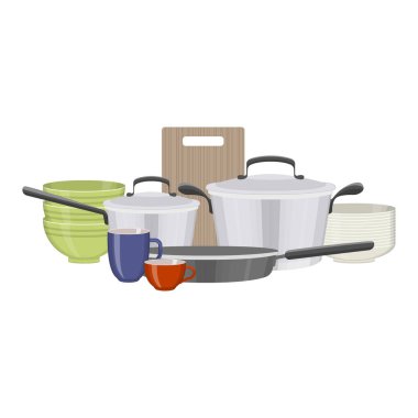 Mutfak ve gıda konu hazırlanıyor.