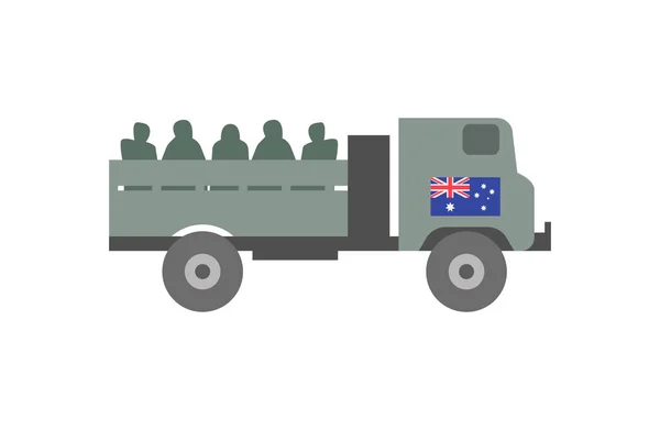 Illustration de machines militaires — Image vectorielle