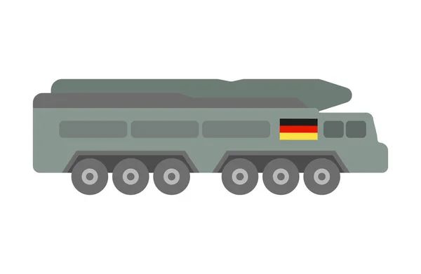Illustration militärischer Maschinen — Stockvektor