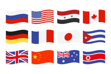 Contry flag illustrtion