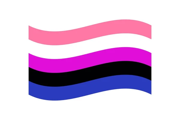 Tema de símbolos LGBT . — Vector de stock