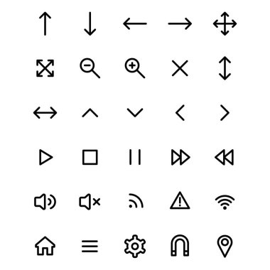 Web Simgeler illüstrasyon