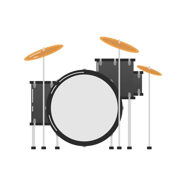 Instrumentos musicales tema . — Vector de stock