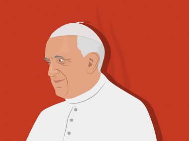 Papa Francis illüstrasyon