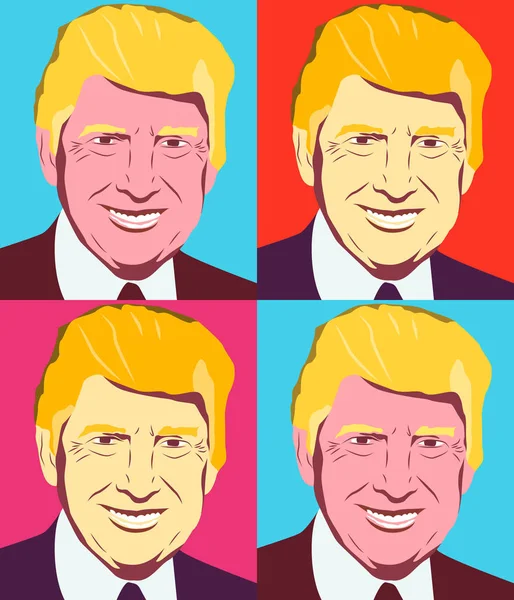 Etats-Unis Président illustration — Image vectorielle