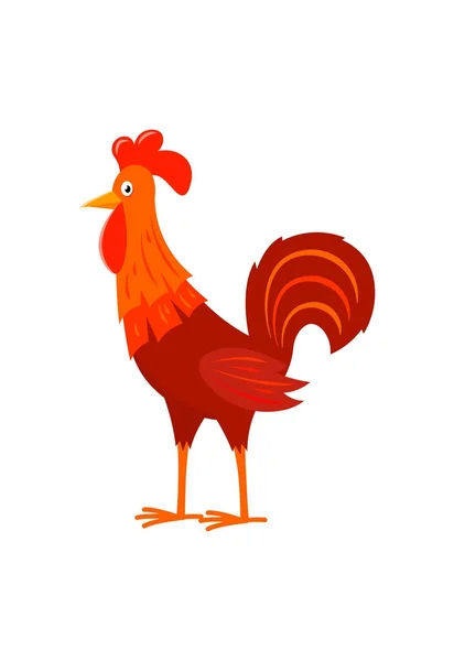 Tema Gallo dorado — Vector de stock