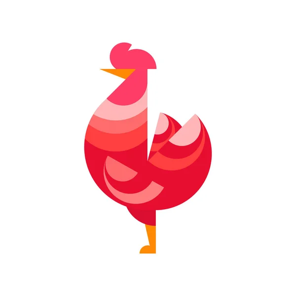 Tema Gallo dorado — Archivo Imágenes Vectoriales