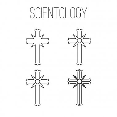 Scientology konu illüstrasyon