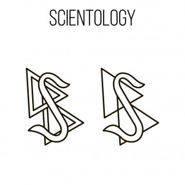Scientology topic illustration clipart