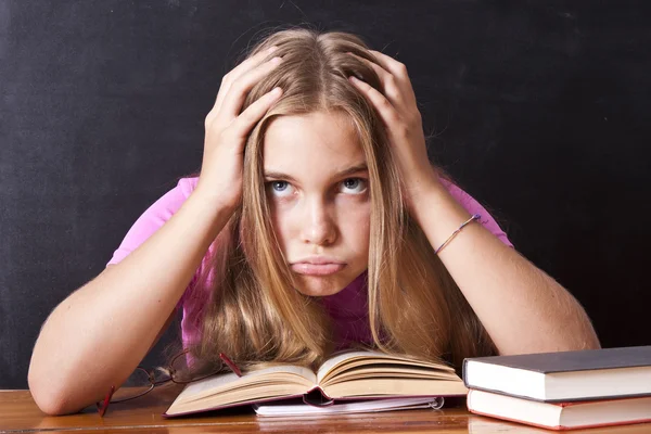 Studying in the school — Stock Photo, Image