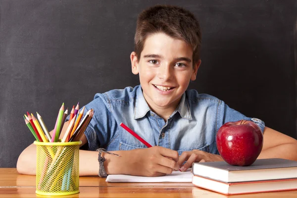 Bambino nella scuola — Foto Stock