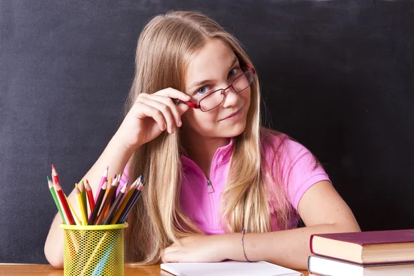 Studera i skolan — Stockfoto