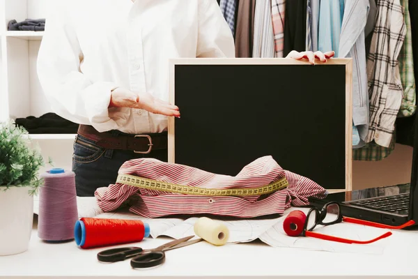 Vrouw die werkt, business — Stockfoto