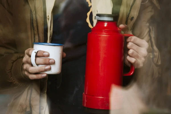 Coffee, vintage cup — Stock Photo, Image