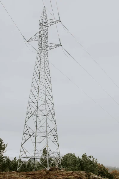 Pilón de electricidad, industria — Foto de Stock