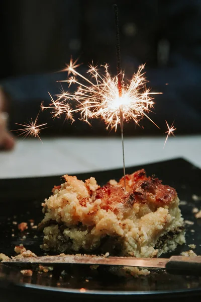 Csillagszóró, partik, ünnepségek vagy születésnapok — Stock Fotó
