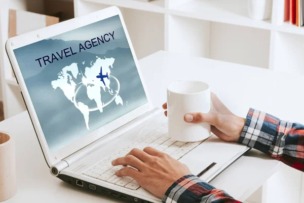 Concepto de agencia de viajes — Foto de Stock
