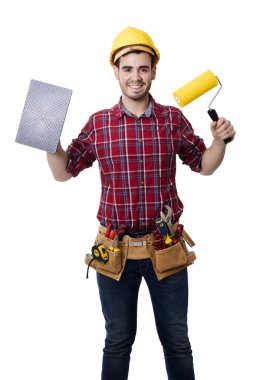 Oluşturucu, işçi ve profesyonel İnşaat