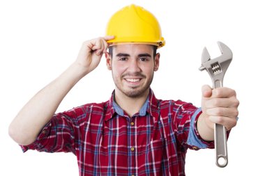 builder, worker and professional construction clipart