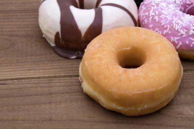 çörek taze yığınları