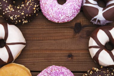 çörek taze yığınları