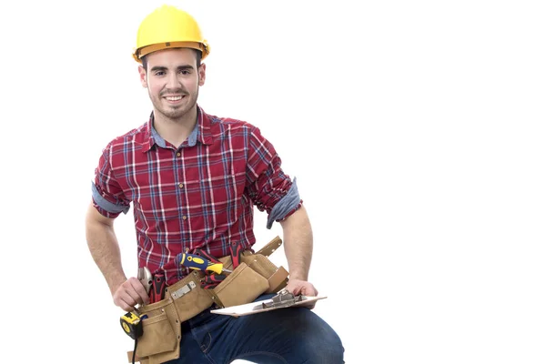 Professional van het gebouw geïsoleerd — Stockfoto