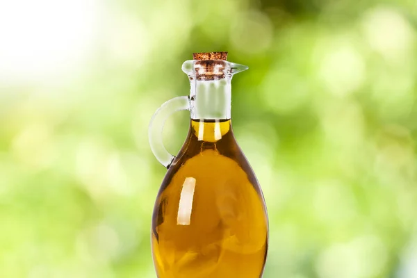 Olivenolie flaske - Stock-foto